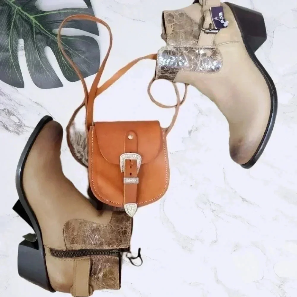Leather mini Crossbody bag
